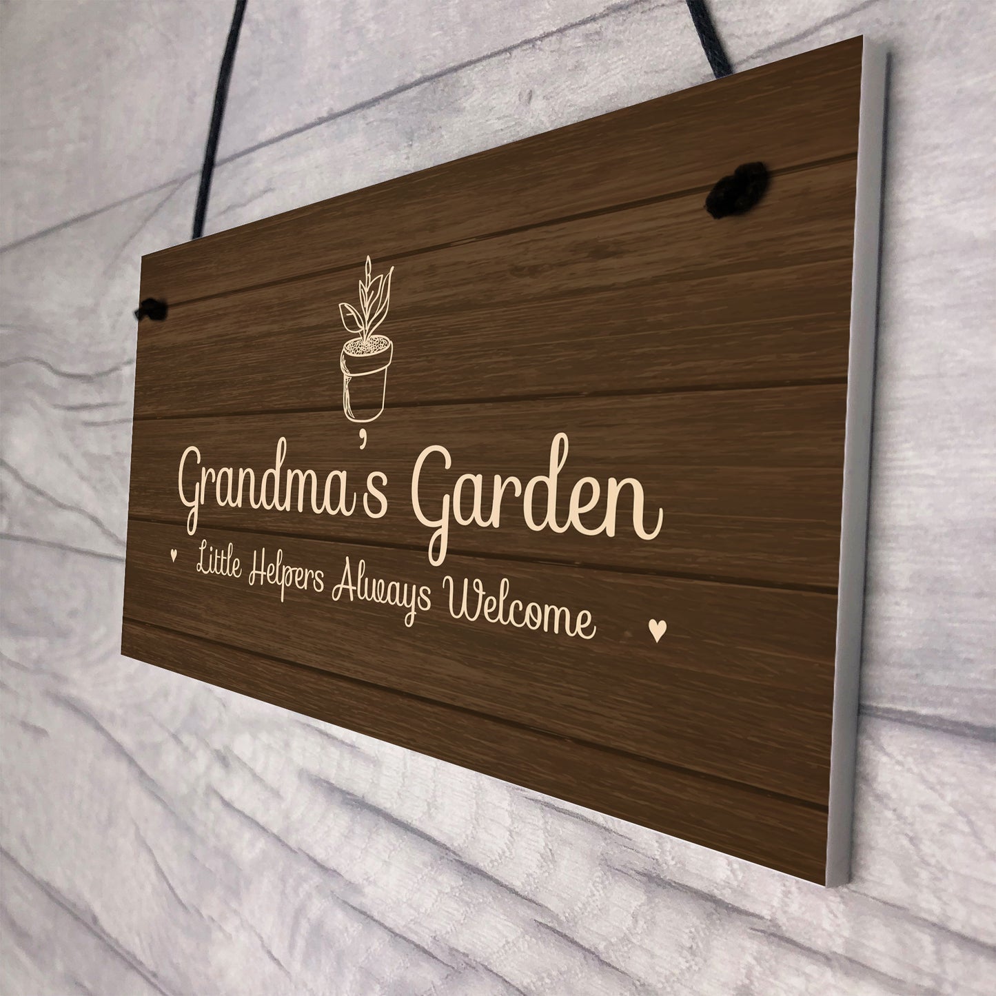 Personalised Garden Sign Nanny Grandma Nan Nanna Gift Home Gift