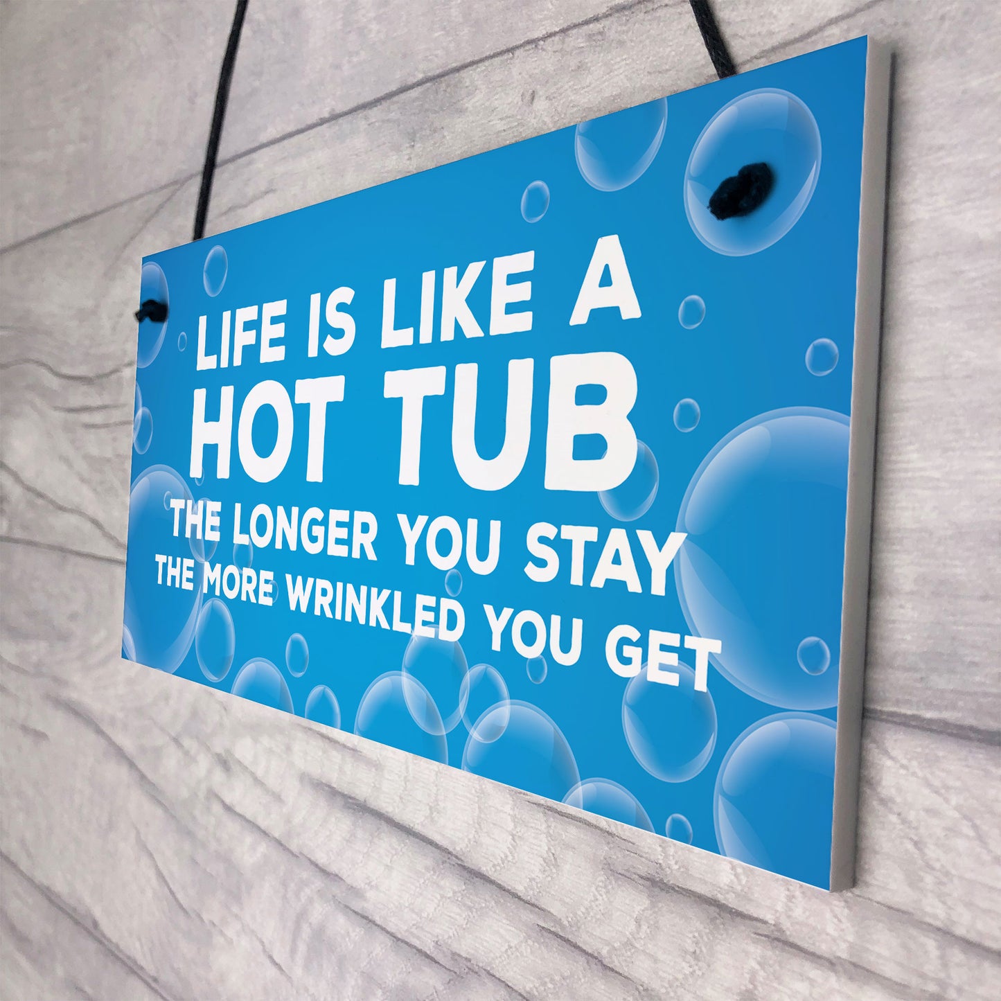Funny Joke Hot Tub Sign Hanging Door Wall Sign Home Decor
