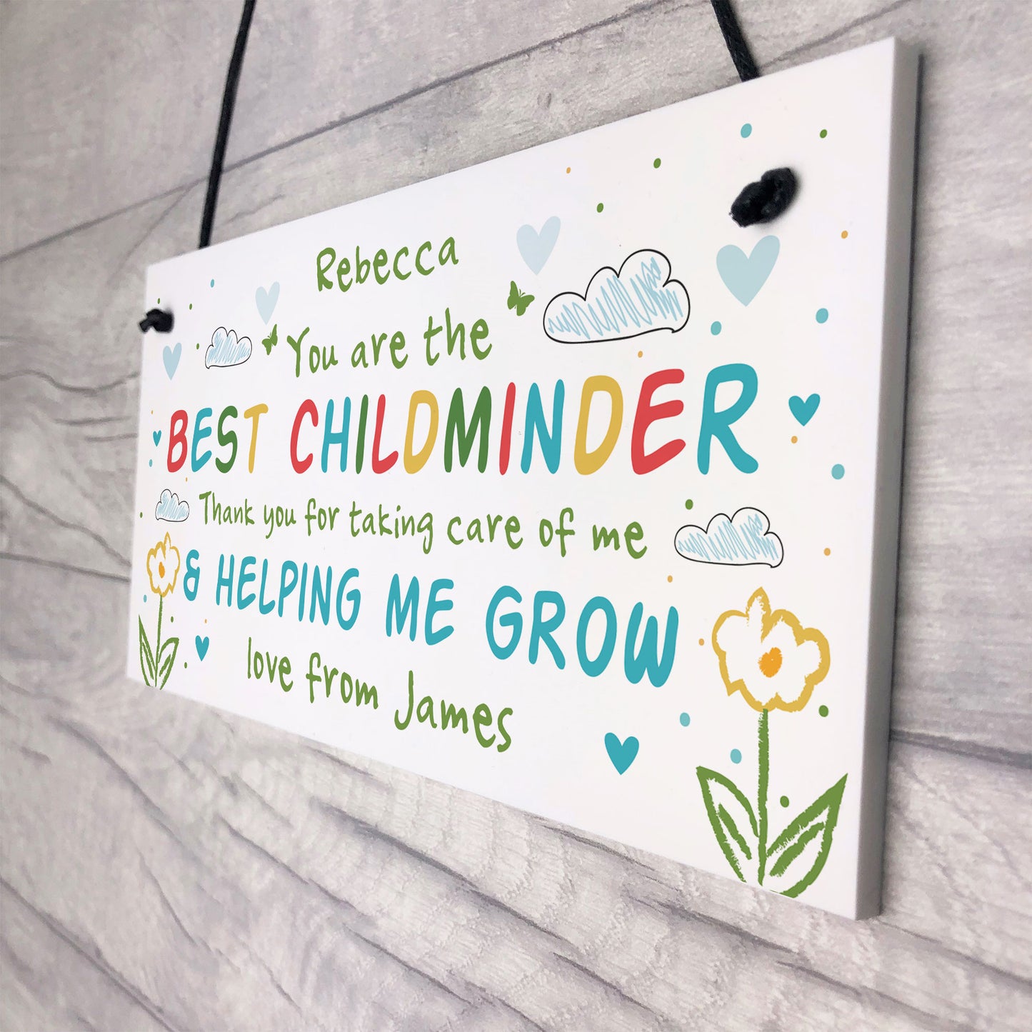 Teacher Gift Personalised Leaving Present Childminder Gift