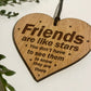 Friendship Heart Engraved Plaque Best Friend Sister Birthday
