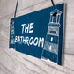 THE BATHROOM Sign Nautical Theme Toilet Loo Bathroom Sign