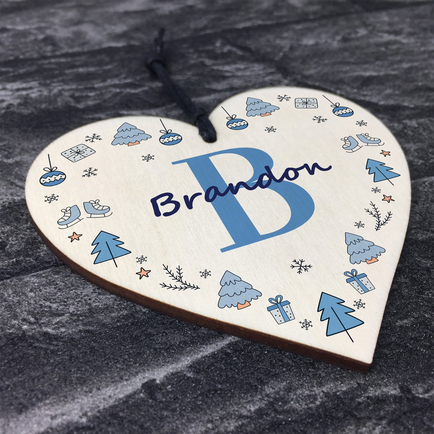 Personalised Tree Bauble For Baby First Christmas Wooden Gifts