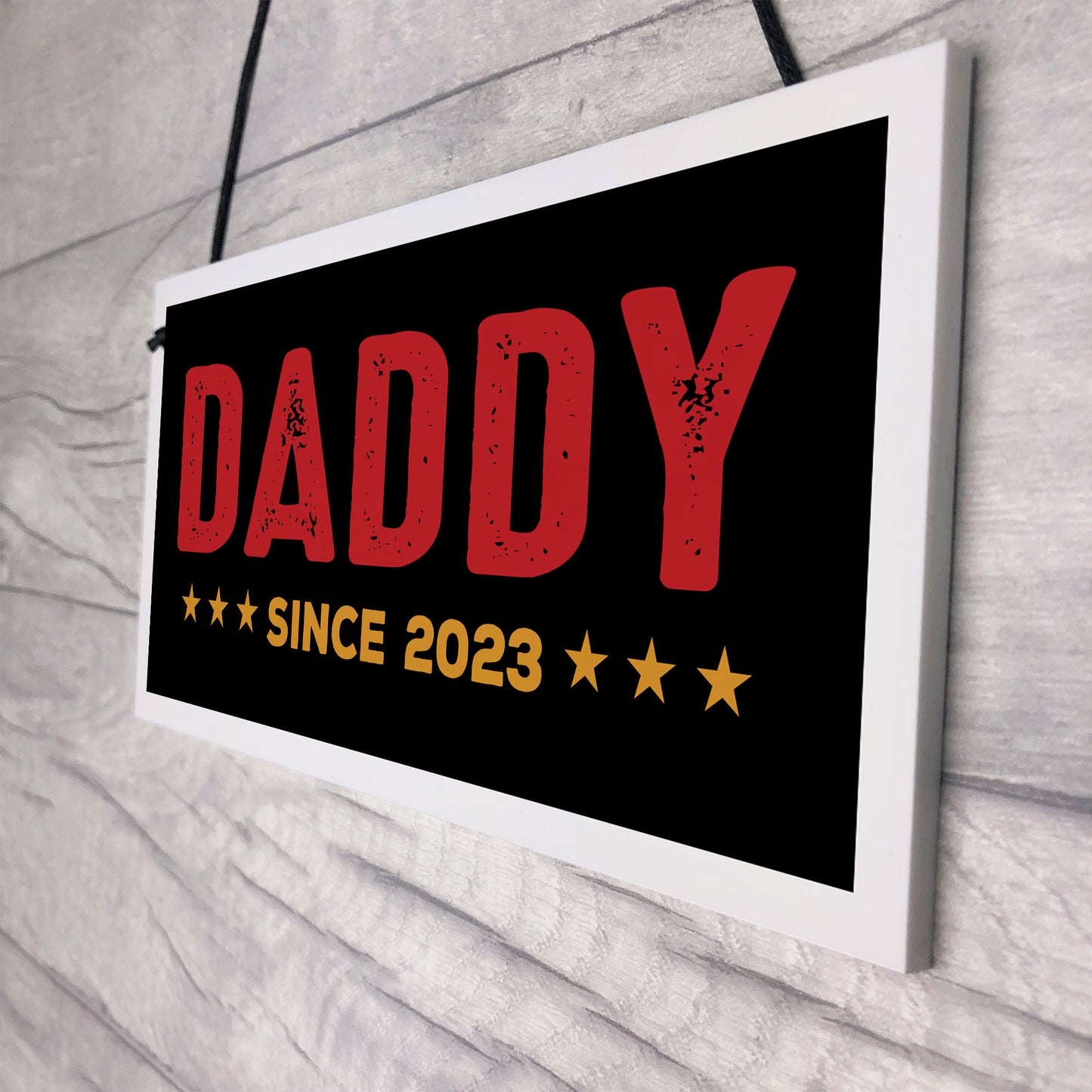 Daddy Sign Personalised Fathers Day Gift Daddy To Be Gift