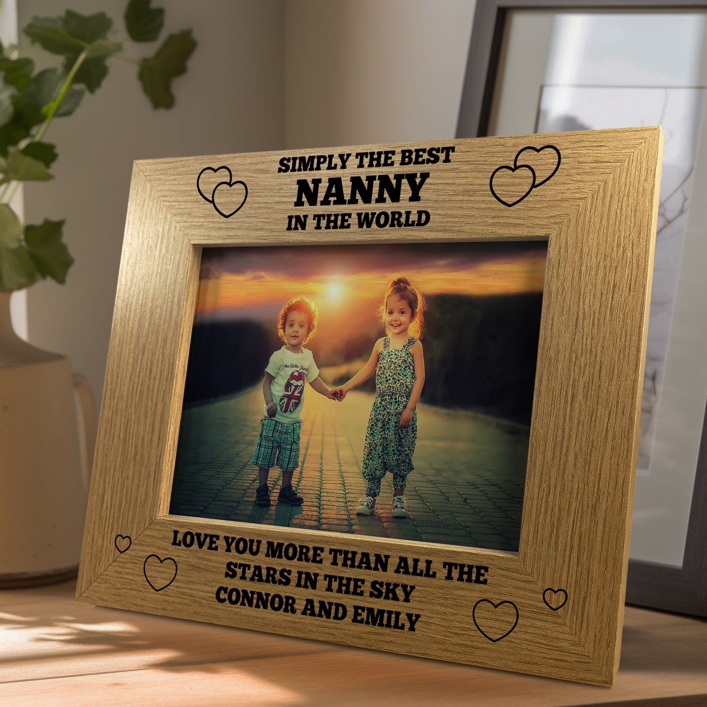 Best Nanny In The World Nanny Gift Photo Frame Grandparent Gifts