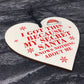 Secret Santa Gift Idea For Him Her Wood Heart Men Women