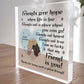 Best Friend Gift For Christmas Poem Acrylic Block Gift