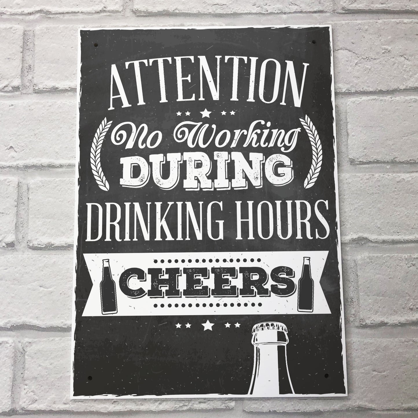 Drinking Funny Alcohol Signs Prosecco Gin Rum Vodka Plaques