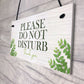 Do Not Disturb Hanging Door Sign Hotel Guest House Housekeeping