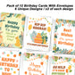 Birthday Card Pack of 12 Happy Birthday Cards For Girls Women