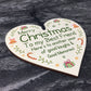 Friendship Keepsake Christmas Gifts For Best Friend Wood Heart