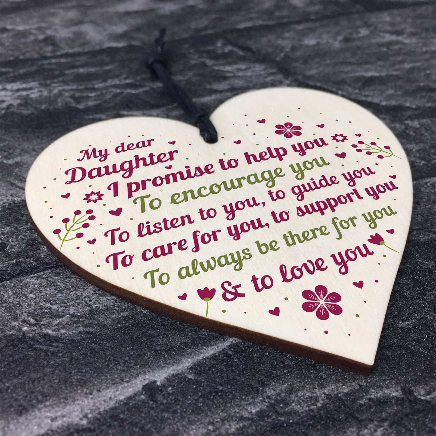 Daughter Daddy Gifts Mother And Daughter From Mum Wood Heart