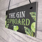 Funny Alcohol Sign Gin Gifts Man Cave Home Bar Pub Plaque