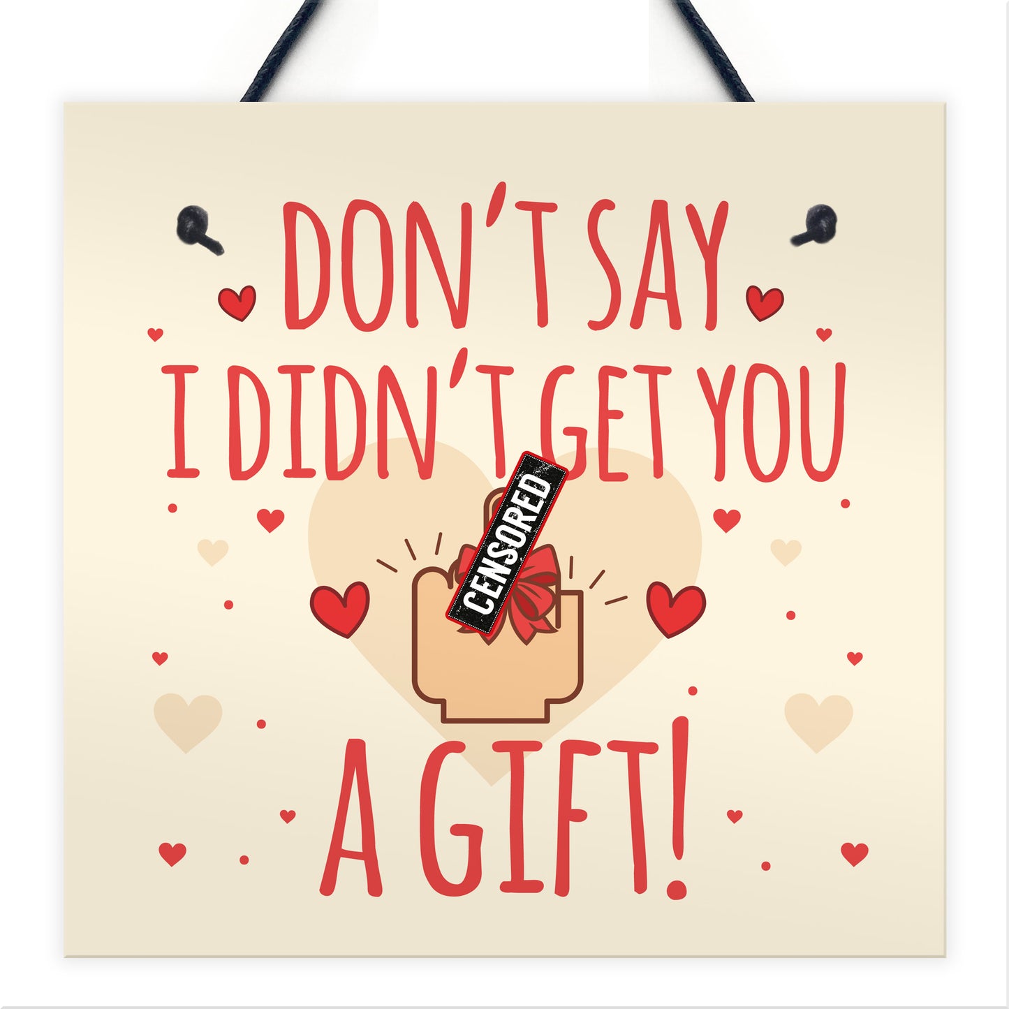 RUDE Birthday Card For Boyfriend Girlfriend Anniversary Gift