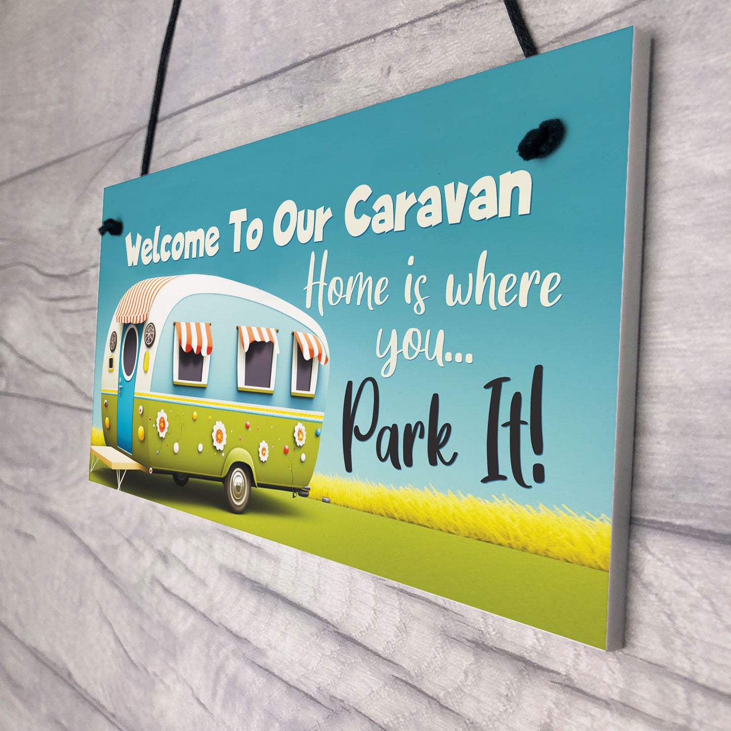 Caravan Welcome Sign Funny Caravan Decor Accessories Gift