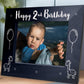 2nd Birthday Gift For Son Brother Grandson Wood Photo Frame