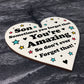 Son Gifts For Birthday Wood Heart 16th 18th 21st Birthday Gift