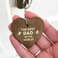 Funny Card And Keyring Bundle for Dad Fathers Day Birthday Card