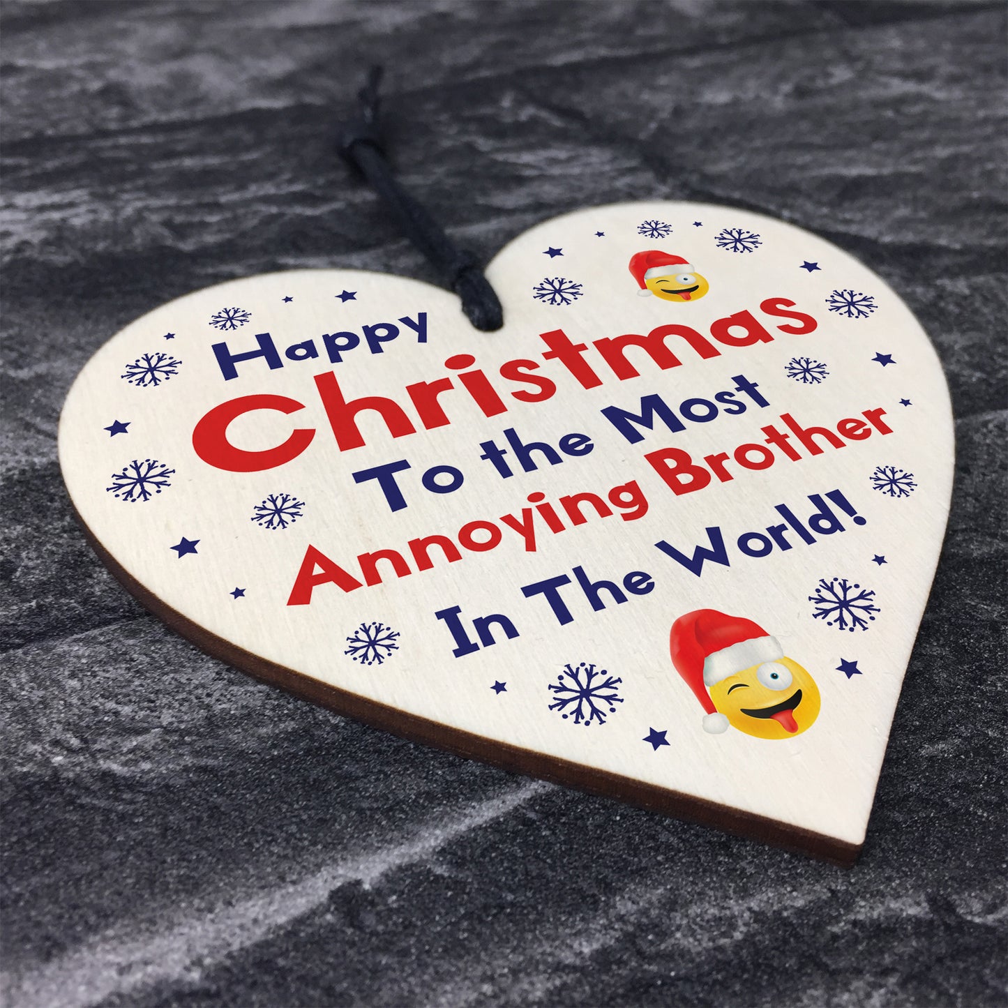 Funny Joke Brother Gift For Christmas Heart Novelty Brother Gift