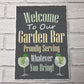 Bar Sign Garden Bar Plaque Garden Pub Backyard Bar Sign