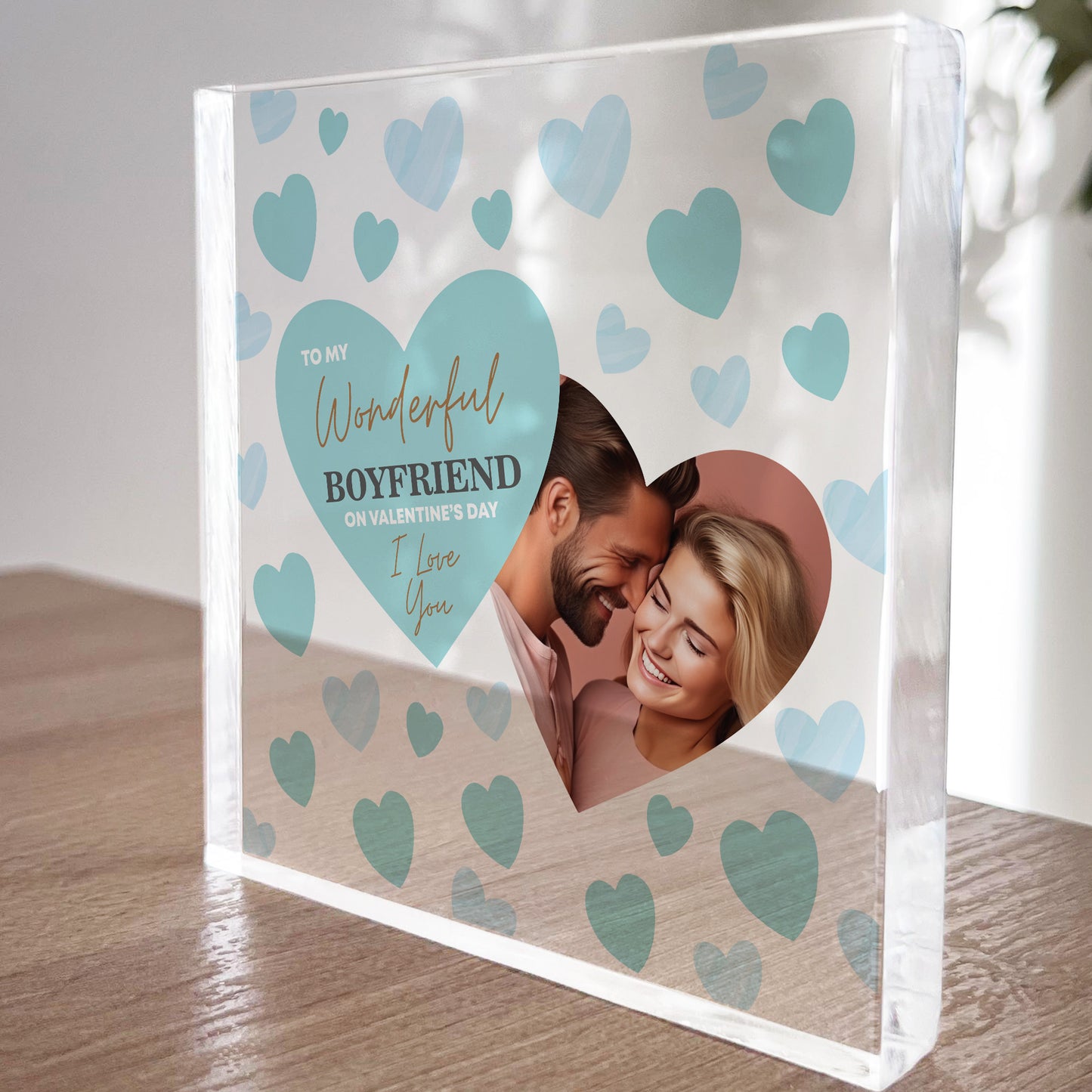 Personalised Valentines Gifts For Boyfriend Acrylic Photo Gift