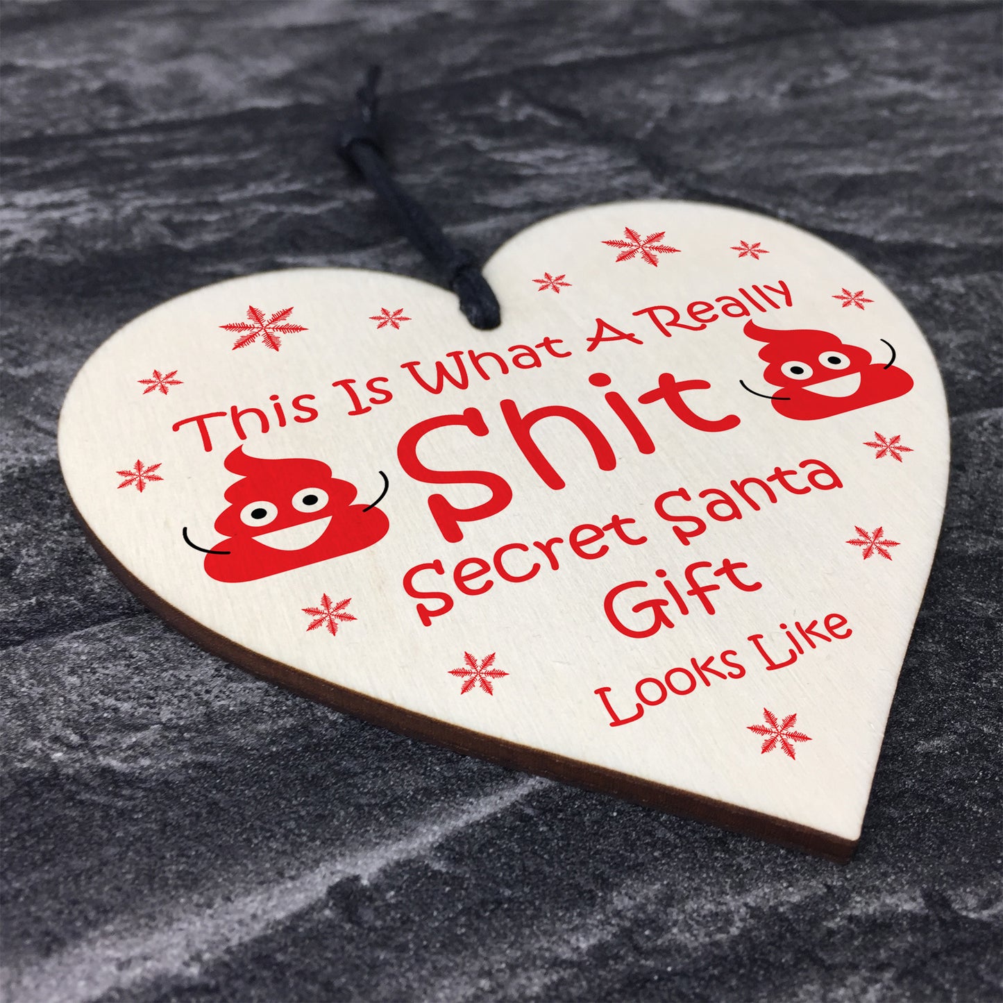 Funny Secret Santa Gift For Her Heart Secret Santa Gift For Him