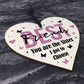 Best Friend Gift Novelty Wood Heart Birthday Christmas Gift
