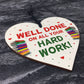 Novelty Gift For Teacher Teaching Assistant Wood Heart