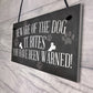 Funny Beware Of The Dog It Bites Dog Hanging Plaque Home Sign