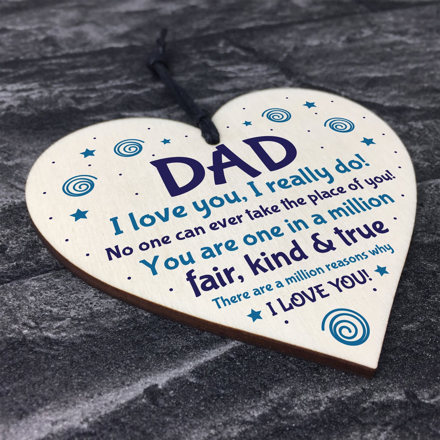Dad Gift For Birthday Fathers Day Gift I LOVE YOU Gift Daughter