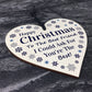 Best Friend Christmas Gifts Wood Heart Gift For Friend Keepsake