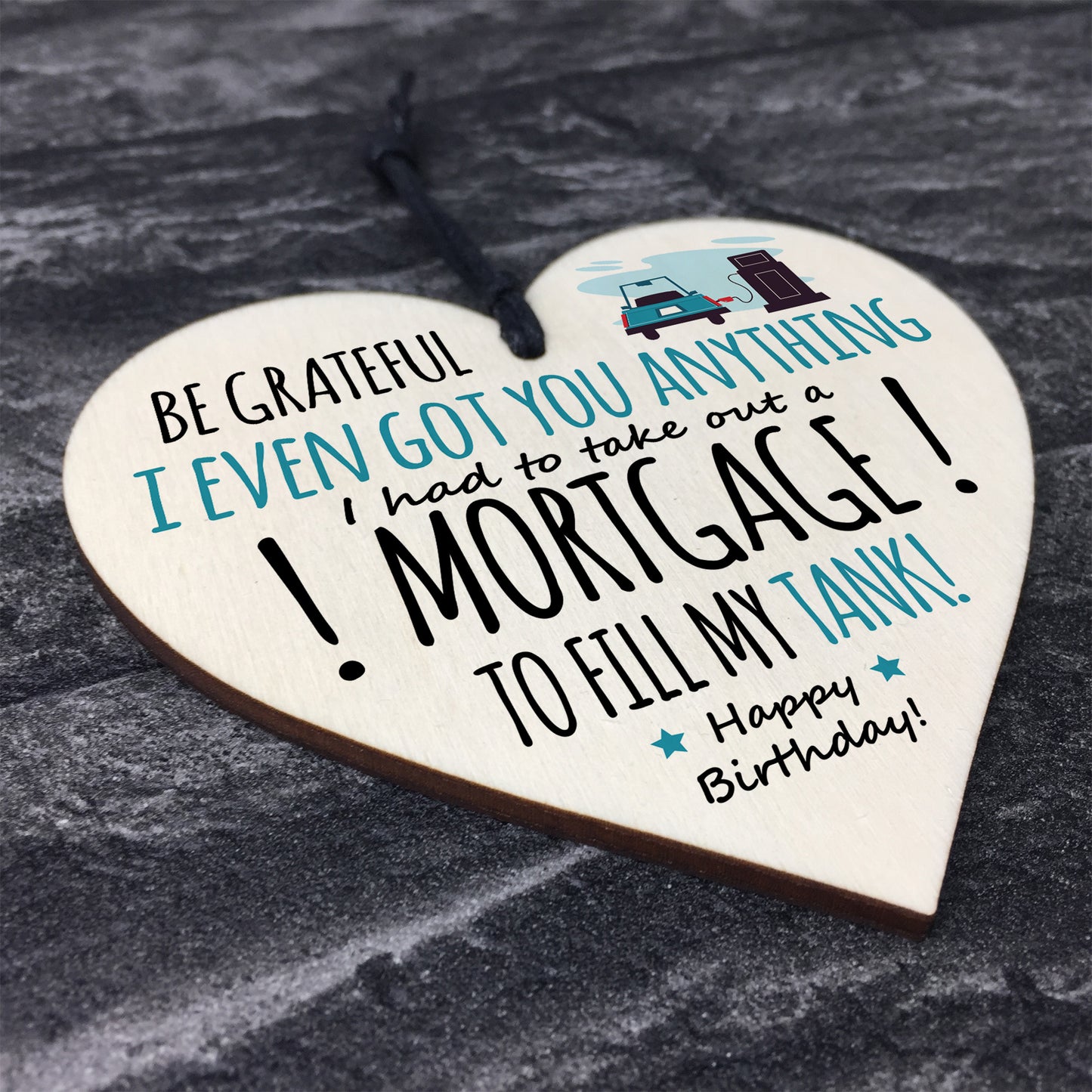 Funny Joke Birthday Gift For Him Her Wood Heart Gift For Men