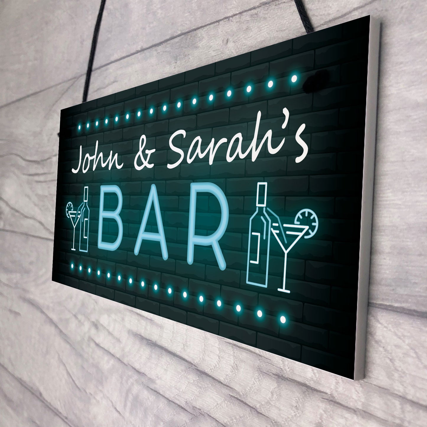 Home Pub Bar Personalised Sign Plaque For Man Cave Garden Bar