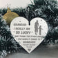 Novelty Thank You Gift For Grandad Engraved Heart Birthday Xmas