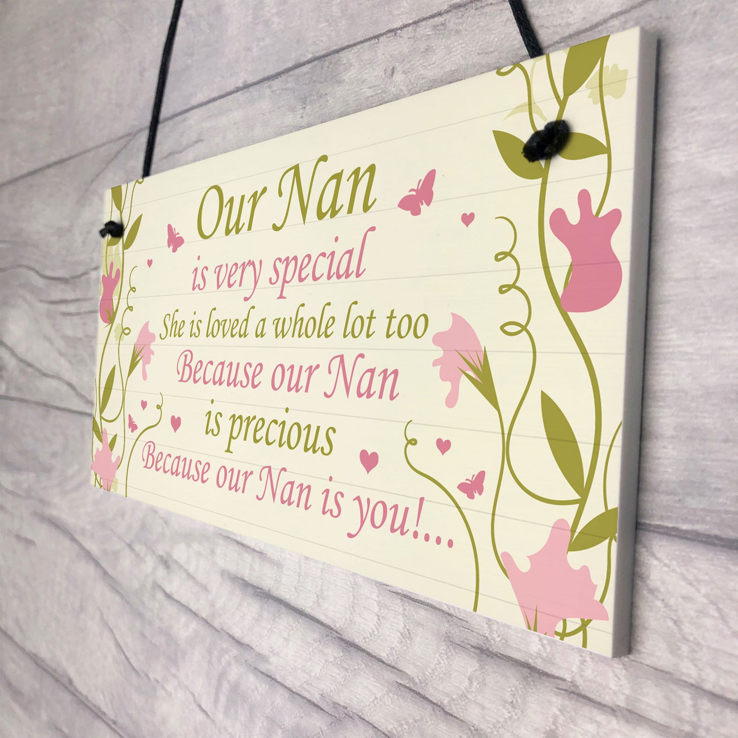 Special Nan Gift From Grandchildren Plaque Gift For Mum Nan