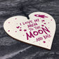 Birthday Gift For Mum Sign Mummy Wooden Heart Special Keepsake