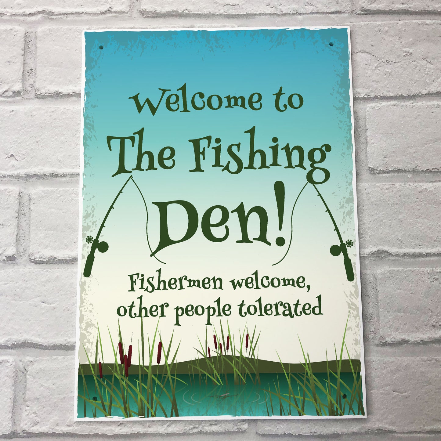 The Fishing Den Fishing Accessories Hanging Shed Garage Man Cave