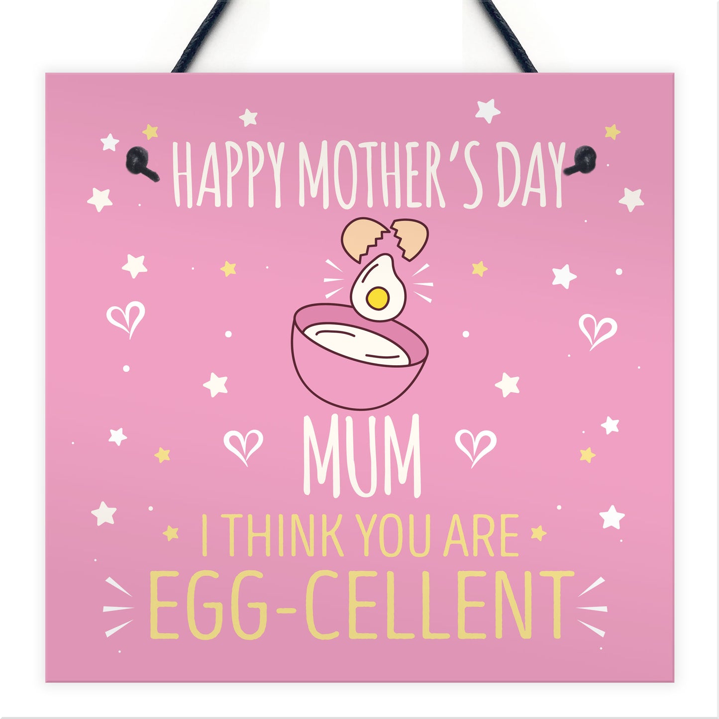 MOTHERS DAY Plastic Greetings Card For Mum Plaque Funny Gift