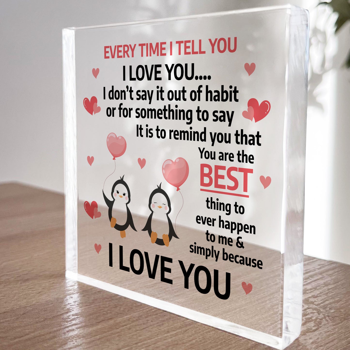 Penguin Couple Gifts for Her Him Girlfriend Boyfriend Wife