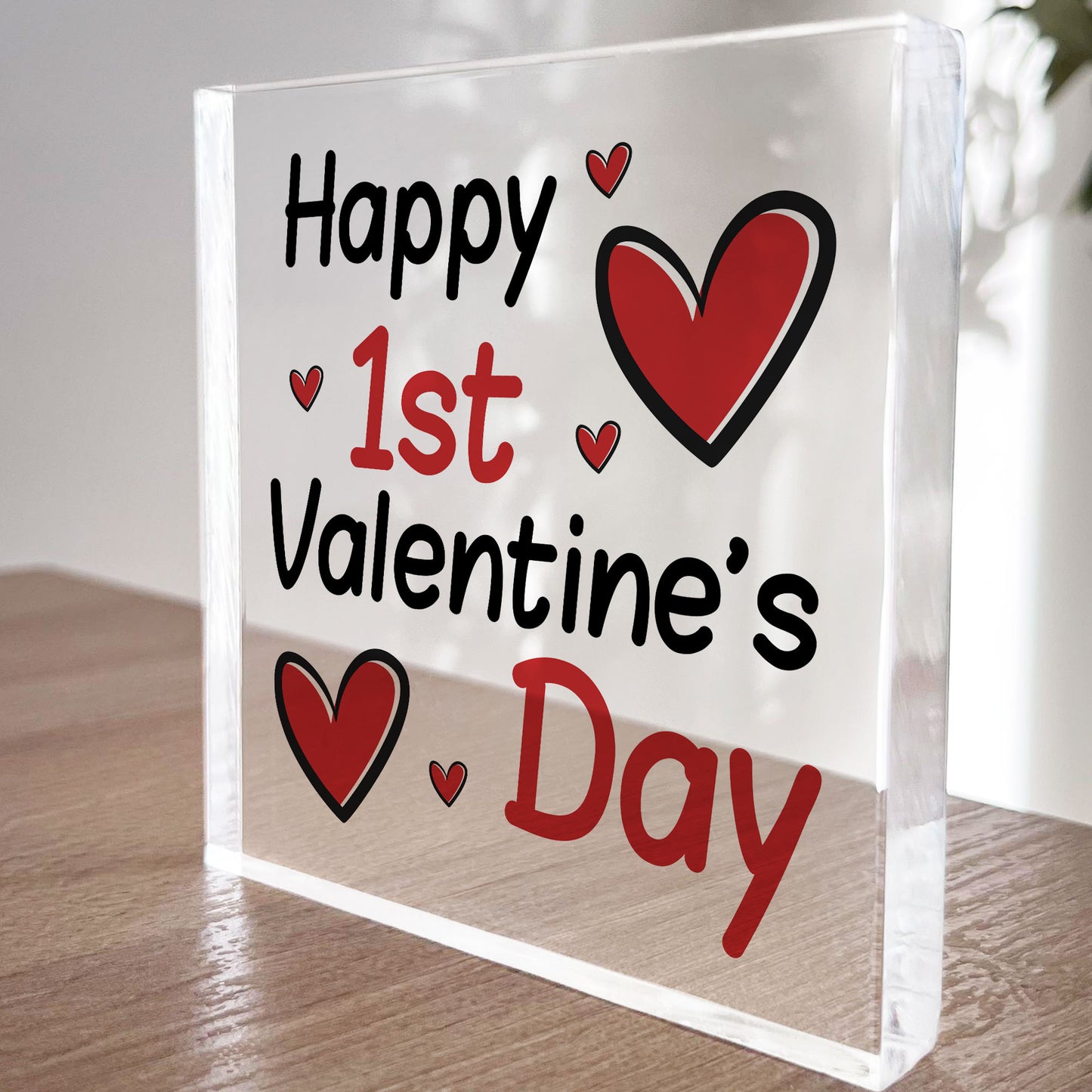 Happy 1st Valentines Day Gift For Boyfriend Girlfriend Valentine
