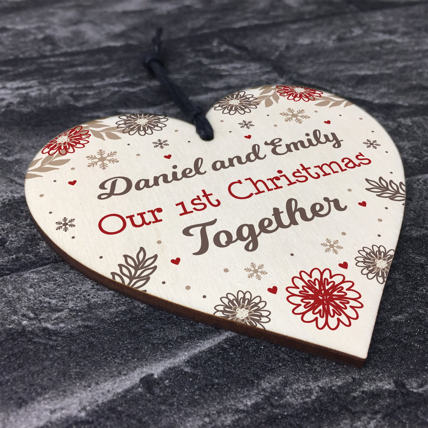 Our First 1st Christmas Together Personalised Tree Decoration