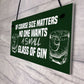 Funny Gin Sign Gifts For Her Novelty Home Bar Man Cave Alcohol