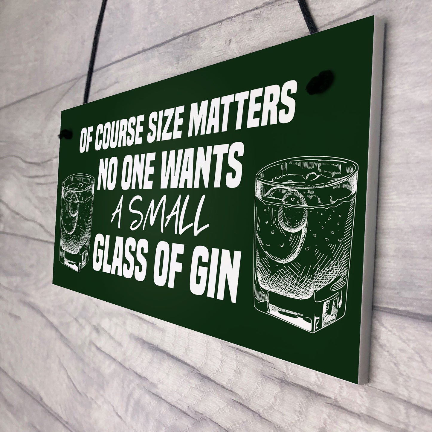 Funny Gin Sign Gifts For Her Novelty Home Bar Man Cave Alcohol