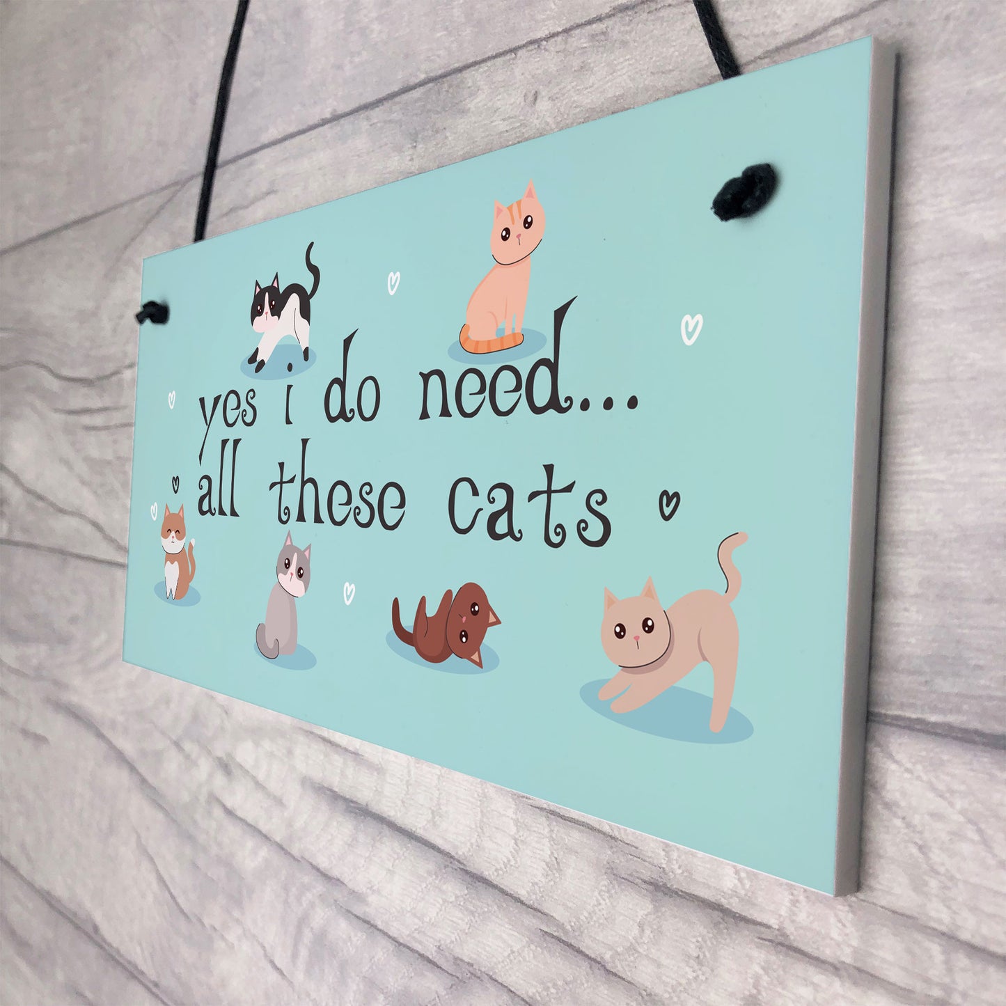 Cat Sign for Your Home Yes I Do Need All These Cats Perfect