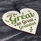 Great Grandad Birthday Christmas Card Gifts Wooden Heart Gift