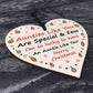 Auntie Christmas Gifts Wood Heart Tree Decoration Keepsake Gifts