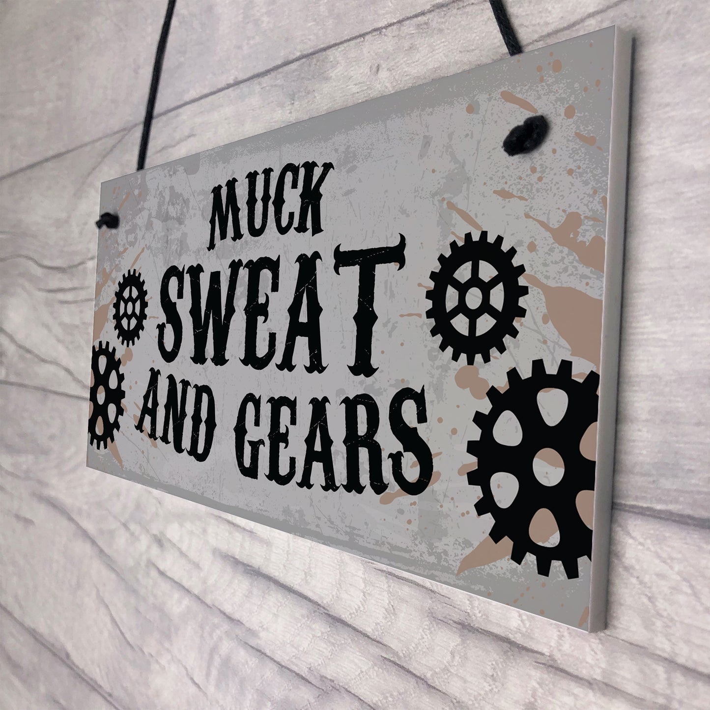 Bike Enthusiast Hanging Sign Motorbike Motorcycle Gift For Men
