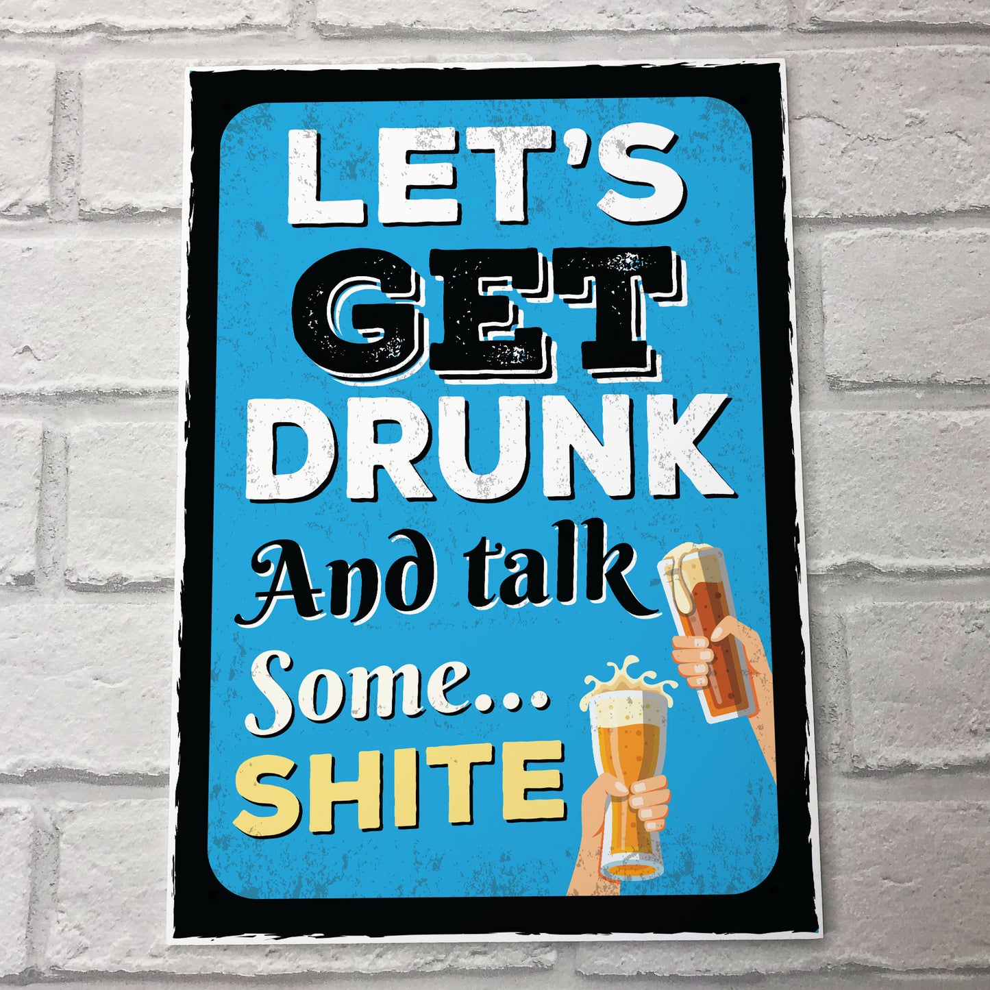 Bar Sign For Home Wall Door Sign Man Cave Shed Plaque Beer Gift