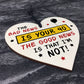 Novelty 40th Birthday Wooden Heart Sign Funny Gift For Him Her