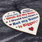 Birthday Gift For Boyfriend Husband Rude Wood Heart Gift For Him