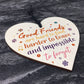 Best Friend Sign Friendship Plaque Handmade Wood Heart Thank You